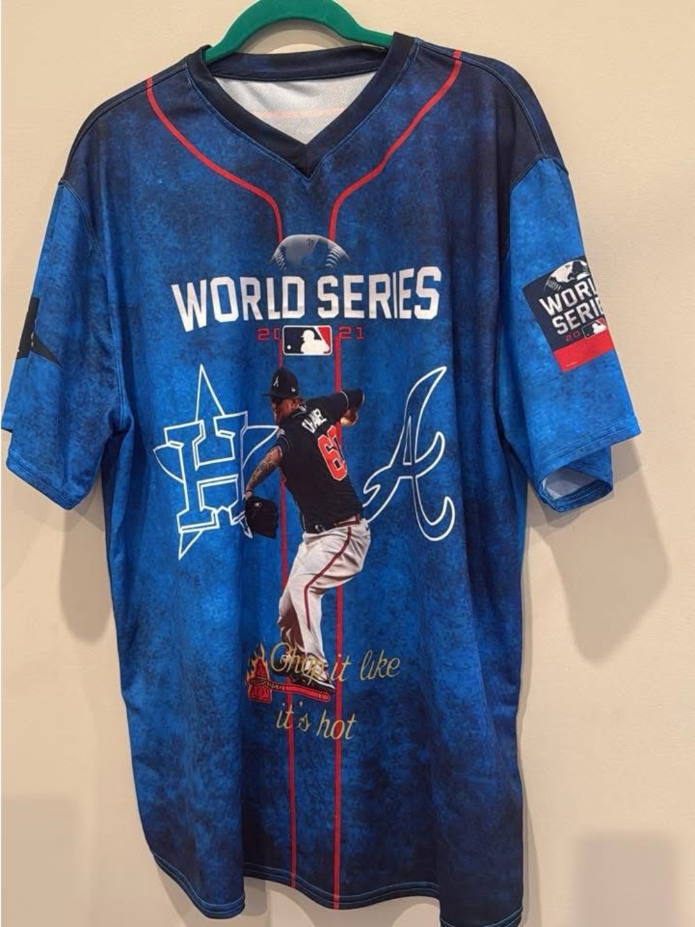 2021 World Series ' Blue Graphic Jersey